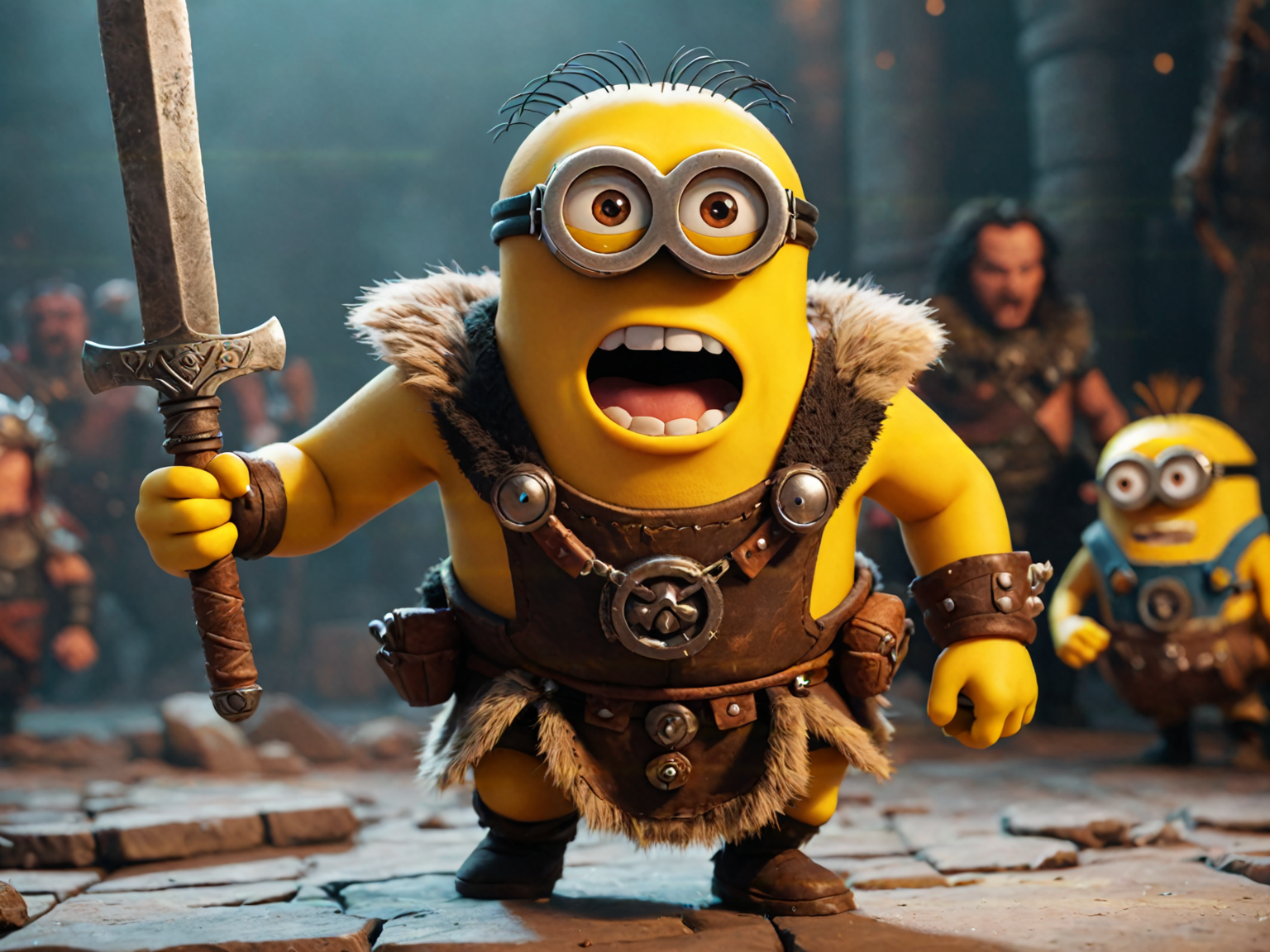 31076018-2198818544-a Minion, dressed like a Barbarian, raging, cinematic film still.png